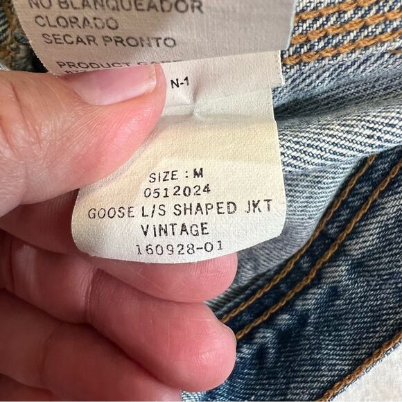 Tommy Hilfiger Goose L/S Denim Jacket Vintage Style size M - Picture 4 of 10